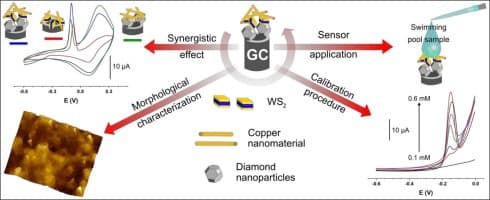 Advanced electrochemical sensing of cyanuric acid: An integration of transition metal dichalcogenides, copper and diamond nanoparticles